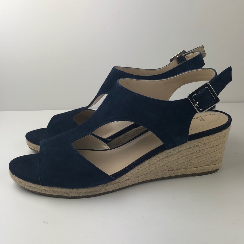 NEW Bandolino Natasha Espadrille Wedges 9.5 - Picture 5 of 9